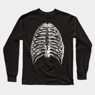 halloween rib cage Long Sleeve T-Shirt